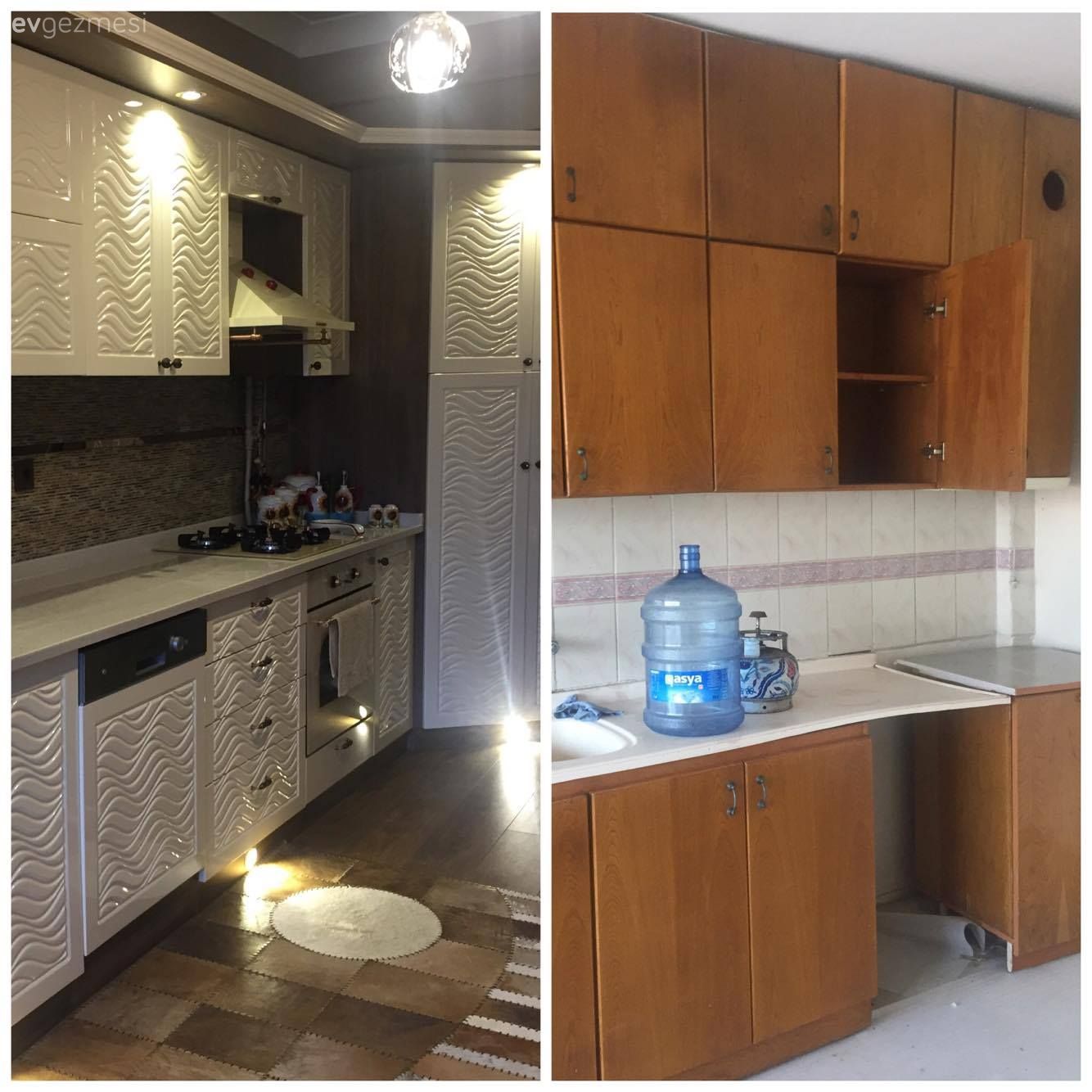 Mutfak, Mutfak tadilat, Öncesi / Sonrası