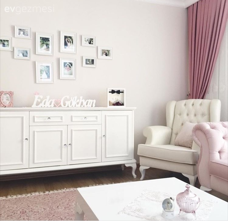 Eda hanımın kişisel dokunuşlarla dolu, sade ve zarif evi..