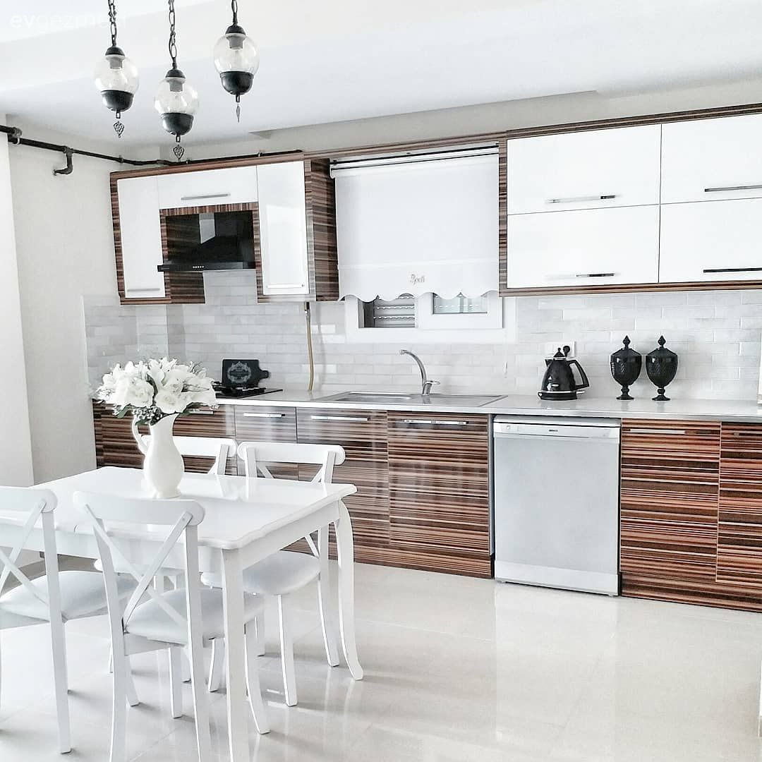 Tam keyif yapmalık balkon, aydınlık ve ferah mutfak. Seher hanımın evinden..