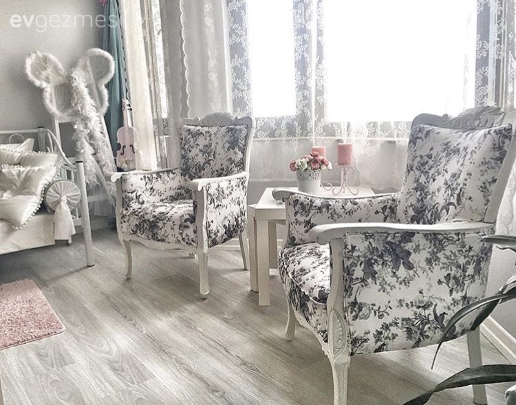 Nur hanımın kendi yenilediği nostaljik stil evi..