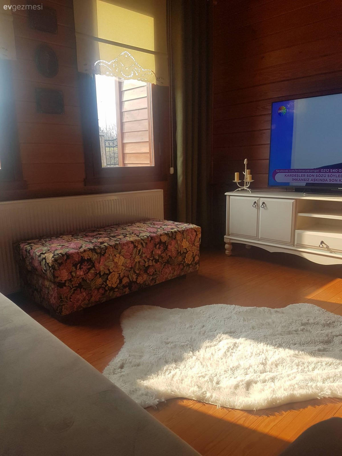 Halı, Puf, Salon, Tv ünitesi