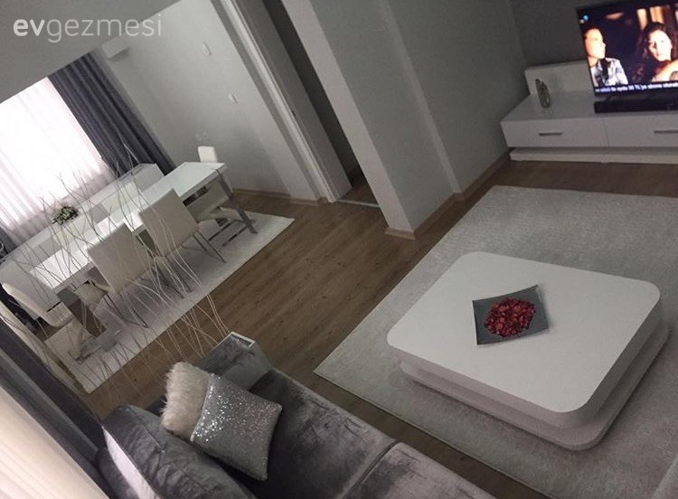 Gri, Halı, Orta sehpa, Salon, Yemek Odası