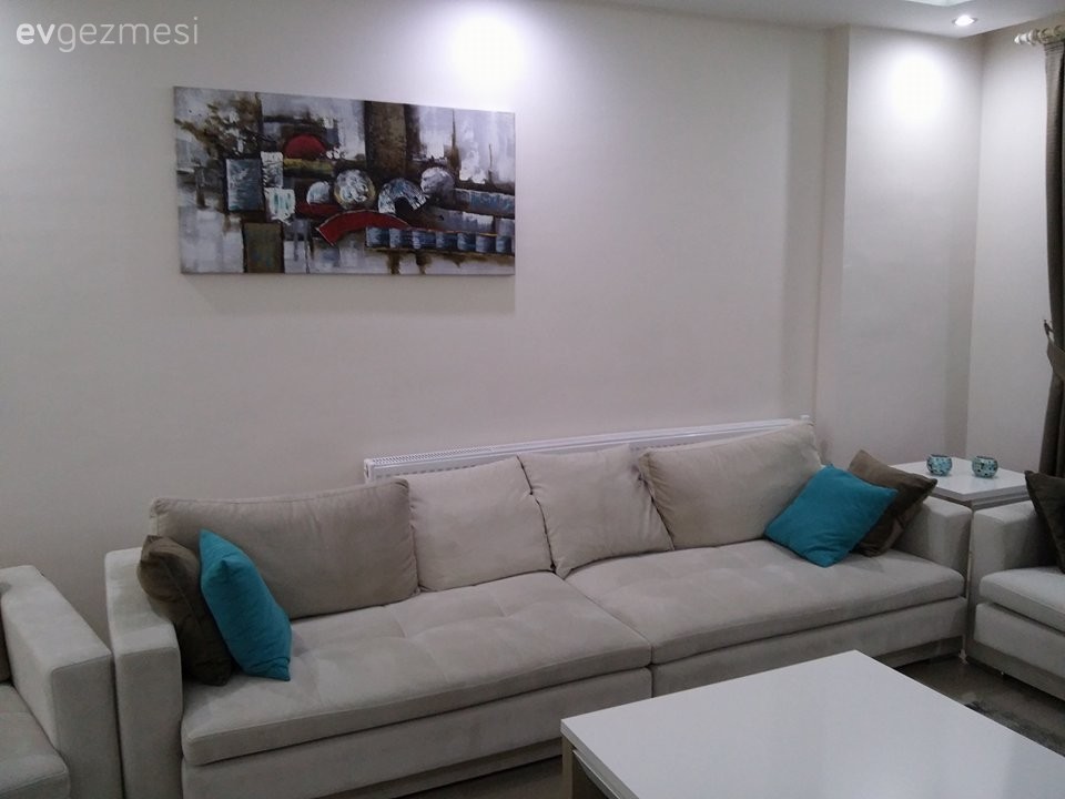 Bengü Hanım'ın sade ve zarif evi