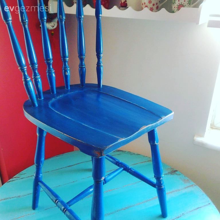 Kendin Yap, Mavi, Mobilya boyama