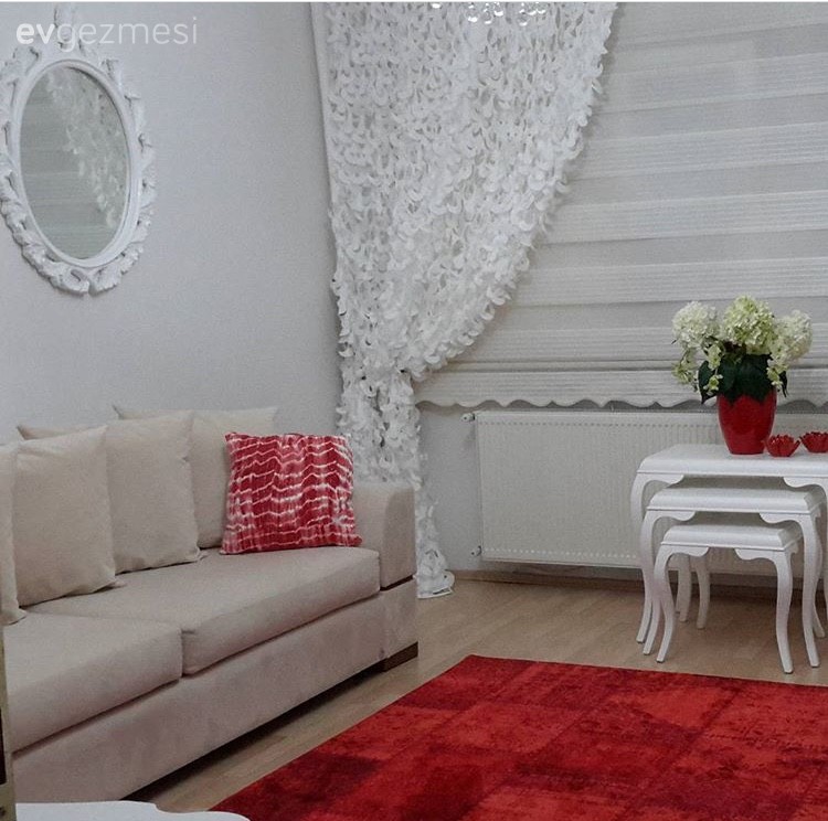 Halı, Kırmızı, Oturma Odası