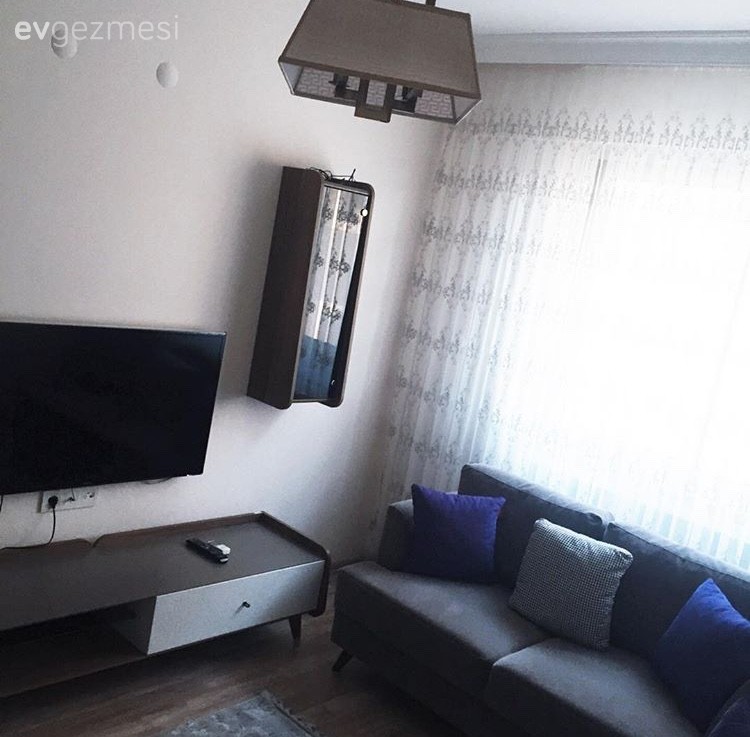 Avize, Kahverengi, Oturma Odası, Tv ünitesi, Aydınlatma