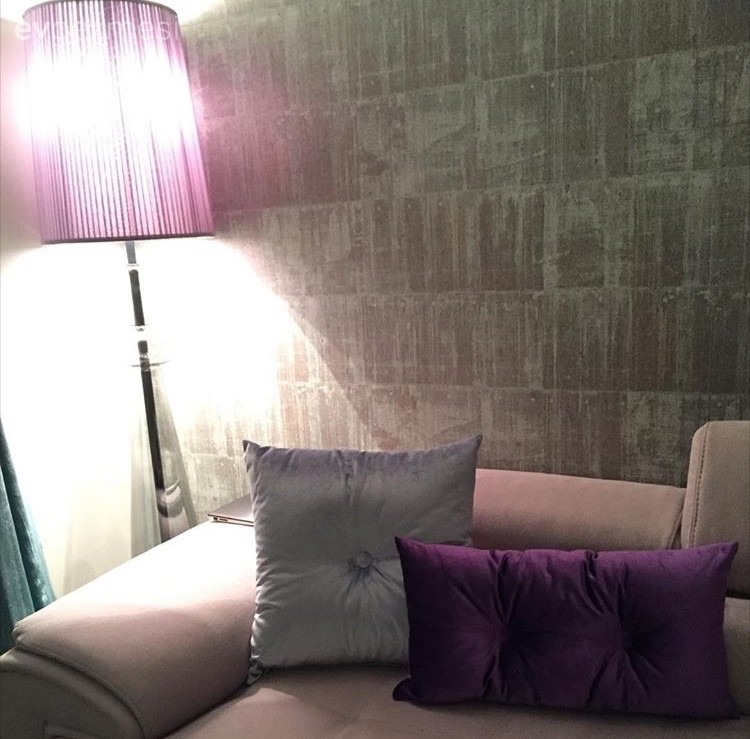 Duvar kağıdı, Lambader, Mor, Oturma Odası, Aydınlatma, Kırlent