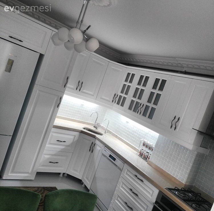 Aydınlatma, Beyaz mutfak, Mutfak