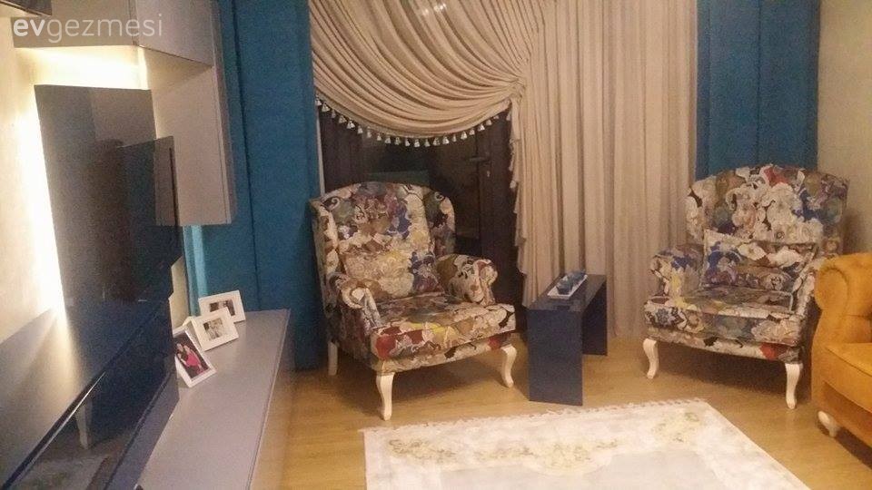 Berjer, Oturma Odası, Perde