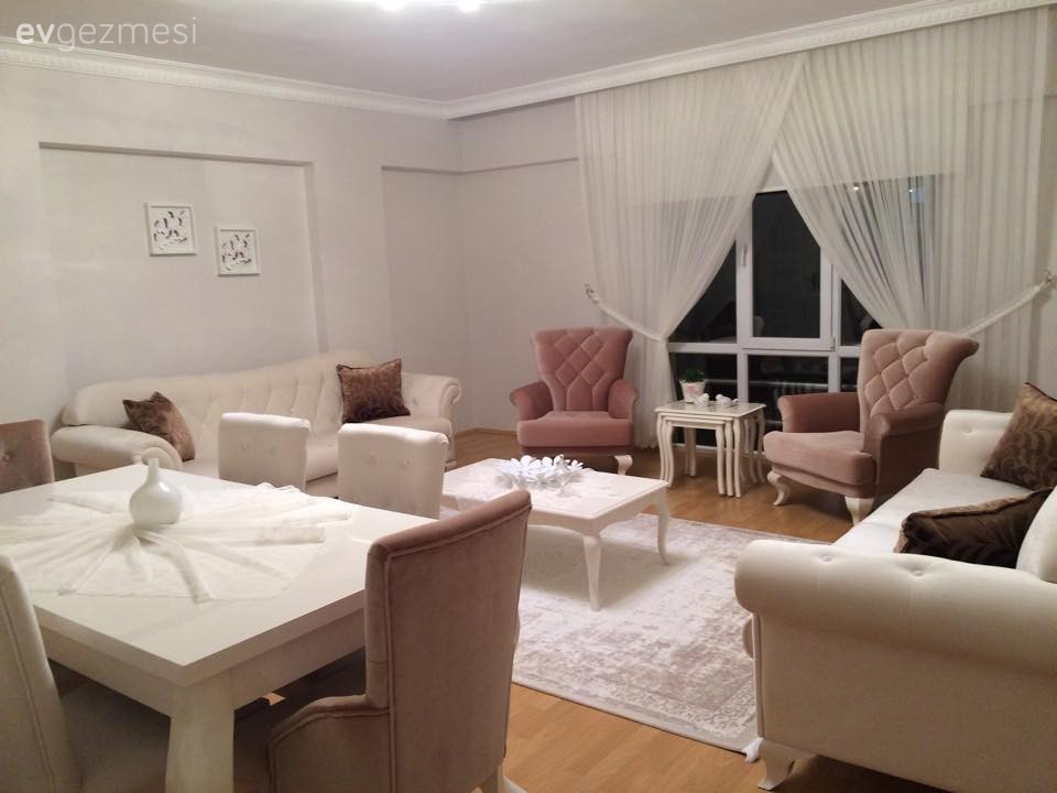 Halı, Kahverengi, Pastel renkler, Perde, Salon