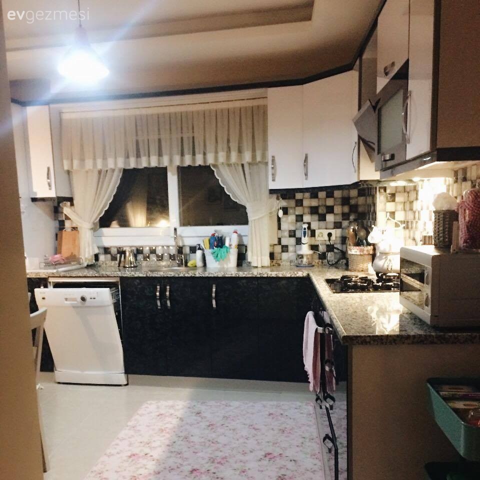 Mutfak, Siyah- Beyaz