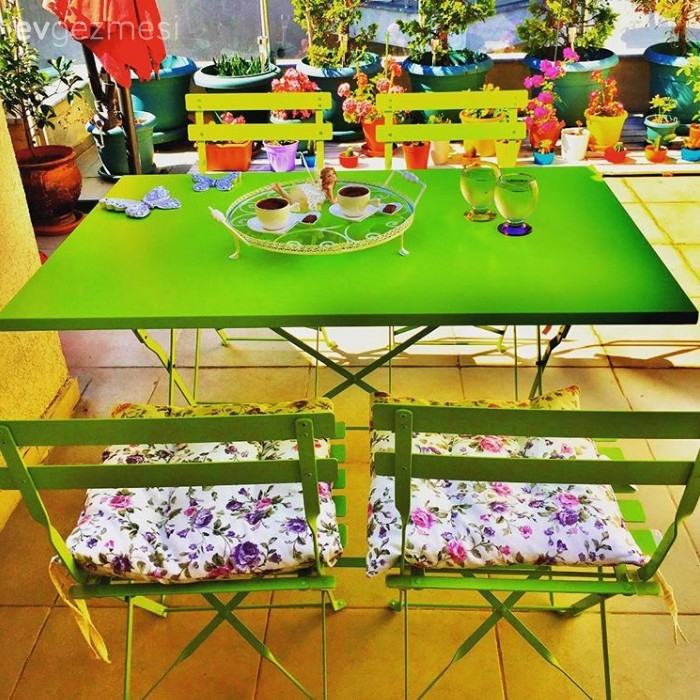 Balkon, Çiçekler, Yeşil