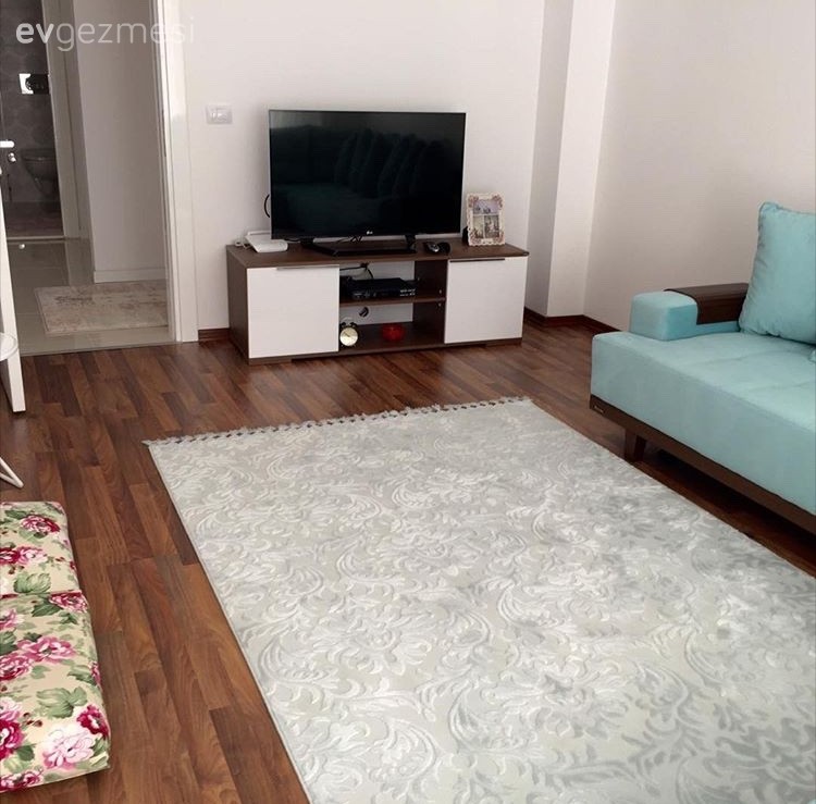 Halı, Mavi, Oturma Odası, Tv ünitesi