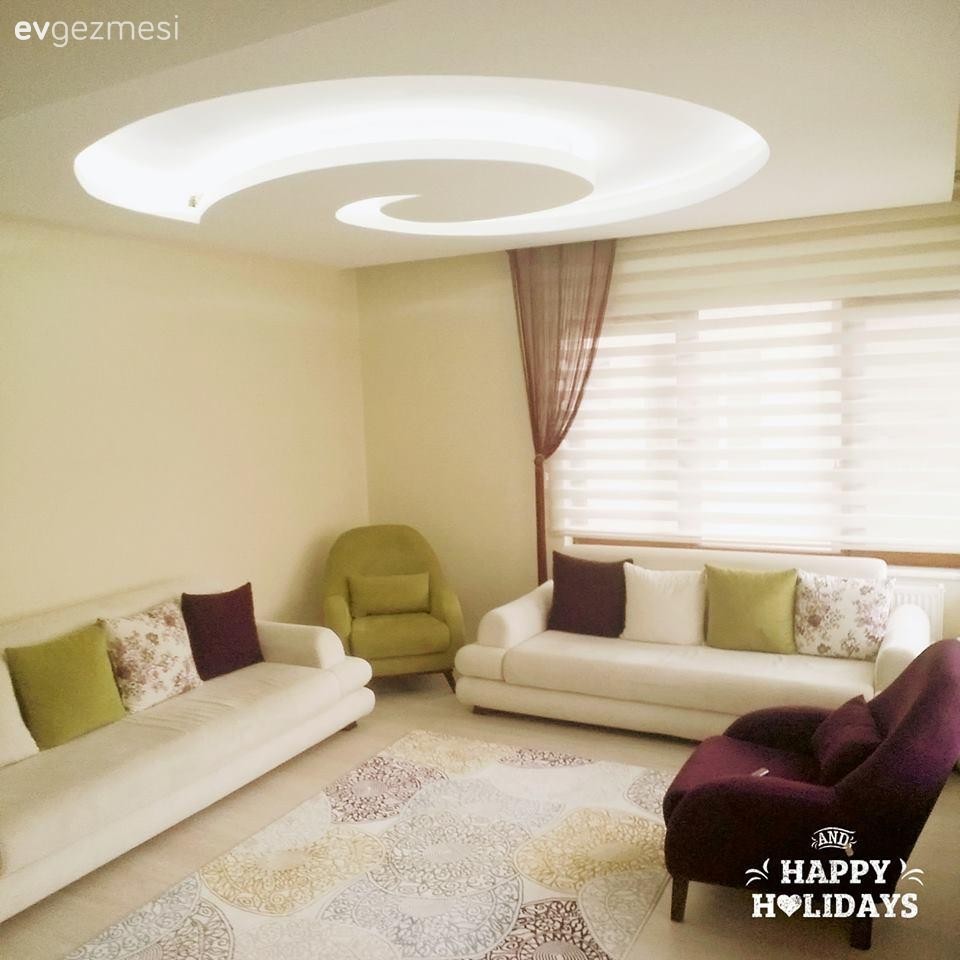 Tavan dekorlarıyla dekora şıklık katın. Farklı uygulamalar!