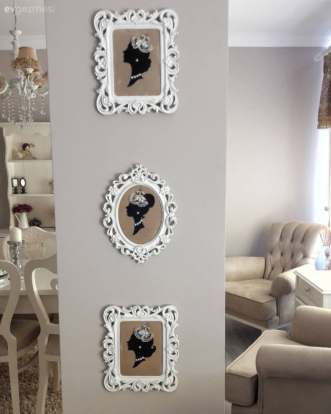 Duvar dekorasyonu, Krem, Salon, Kendin Yap