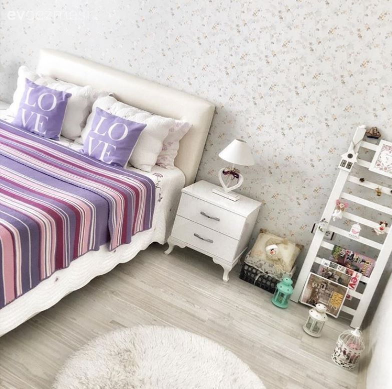 Duvar kağıdı, Halı, Merdiven, Mor, Yatak Odası