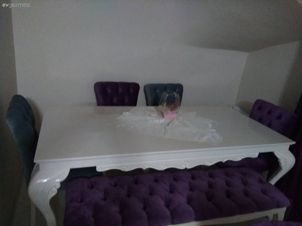 Bank, Mor, Salon, Yemek Odası