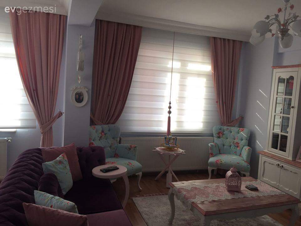 Meryem hanımın renkleri doyasıya kullandığı kır evi (country) stil evi