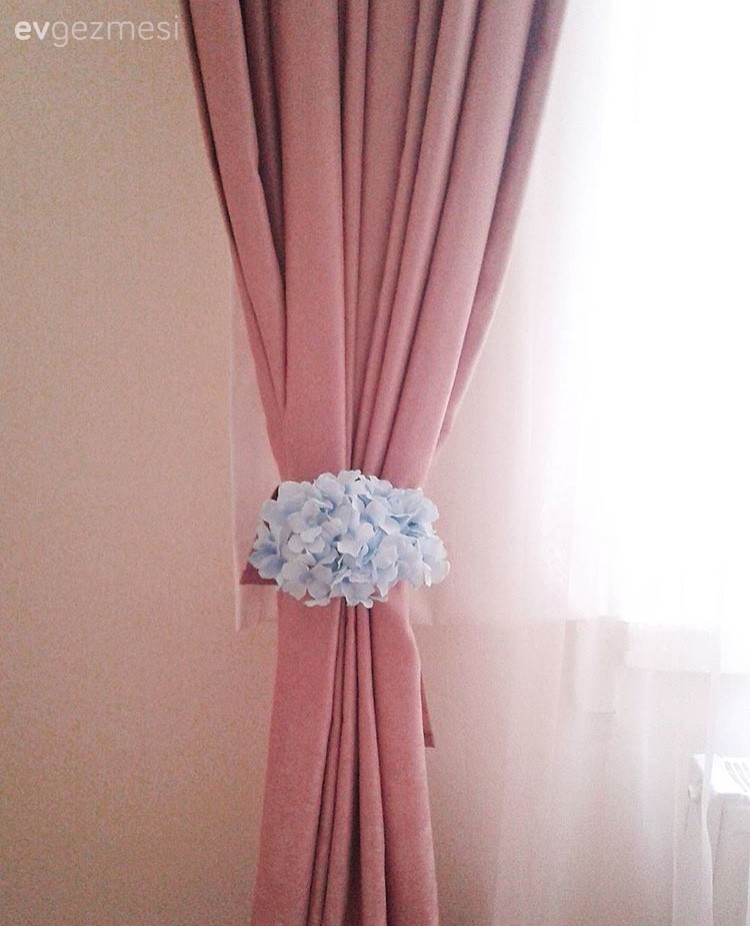 Mavi, Pembe, Perde, Salon