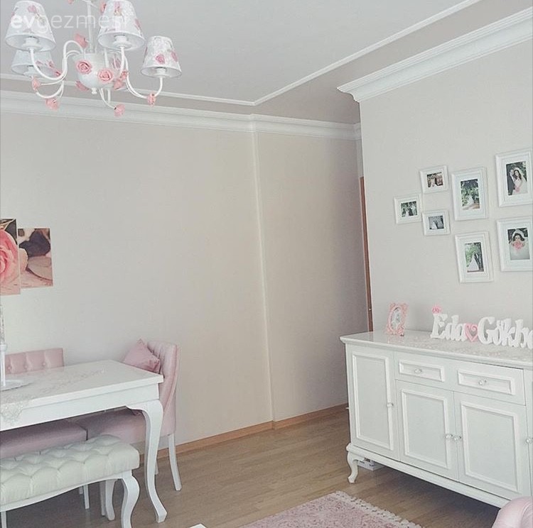 Eda hanımın kişisel dokunuşlarla dolu, sade ve zarif evi..