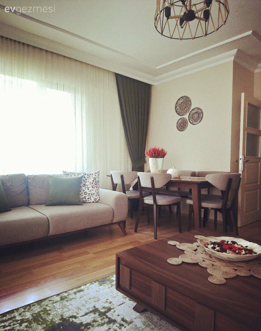 Salon, Krem, Duvar dekorasyonu, Doğtaş Mobilya, Orta sehpa