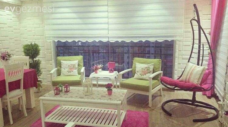 Balkon, Pembe, Yeşil