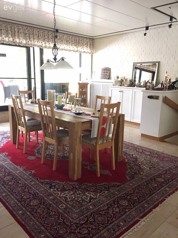 Ahşap Mobilya, Antre, Halı, Yemek Odası