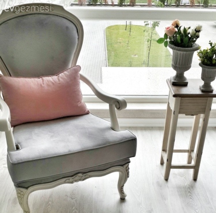 Berjer, Gri, Pembe, Salon, Yan sehpa