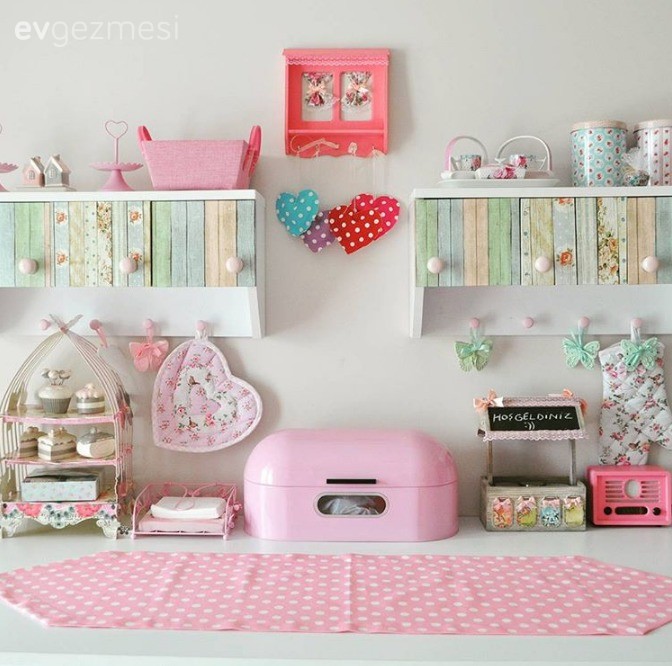 Dekoratif Objeler, Mutfak, Pembe