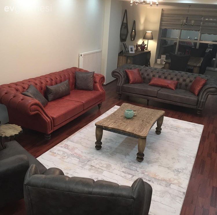 Ahşap Mobilya, Bordo, Halı, Kahverengi, Orta sehpa, Salon