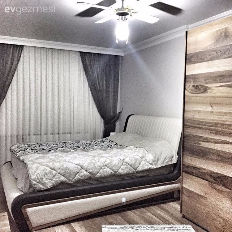 Hareketli ve uyumlu bir dekor. Simge hanımın modern stil evi..