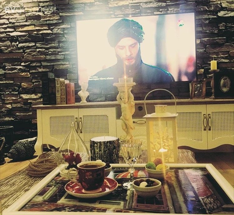 Salon, Taş duvar, Tv ünitesi