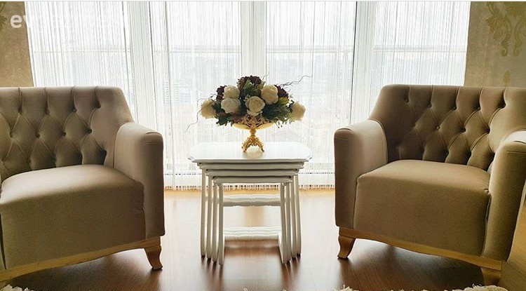 Berjer, Kahverengi, Salon