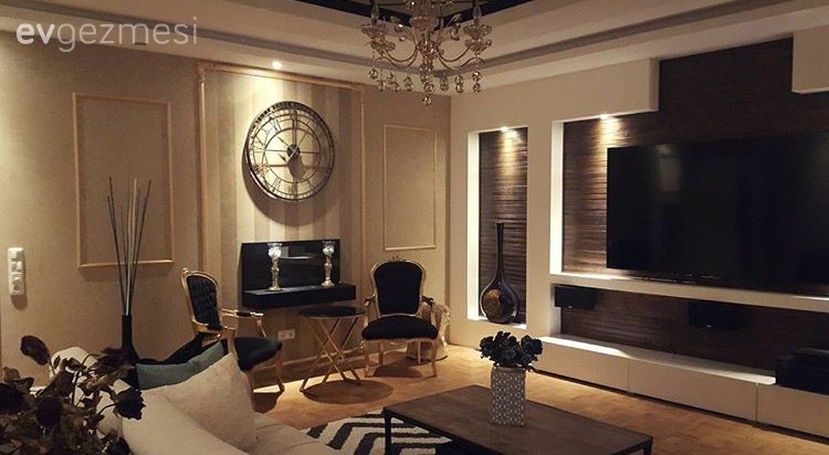 Ahşap Mobilya, Aydınlatma, Berjer, Orta sehpa, Salon, Tv ünitesi