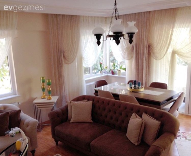 Seda hanımın sıcak ve keyifli salonu..