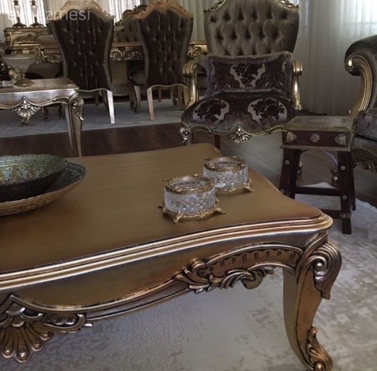 Altın, Berjer, Halı, Orta sehpa, Salon