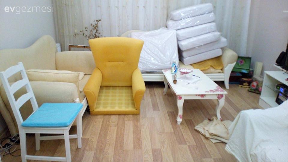 Kendin Yap, Mobilya boyama, Öncesi / Sonrası