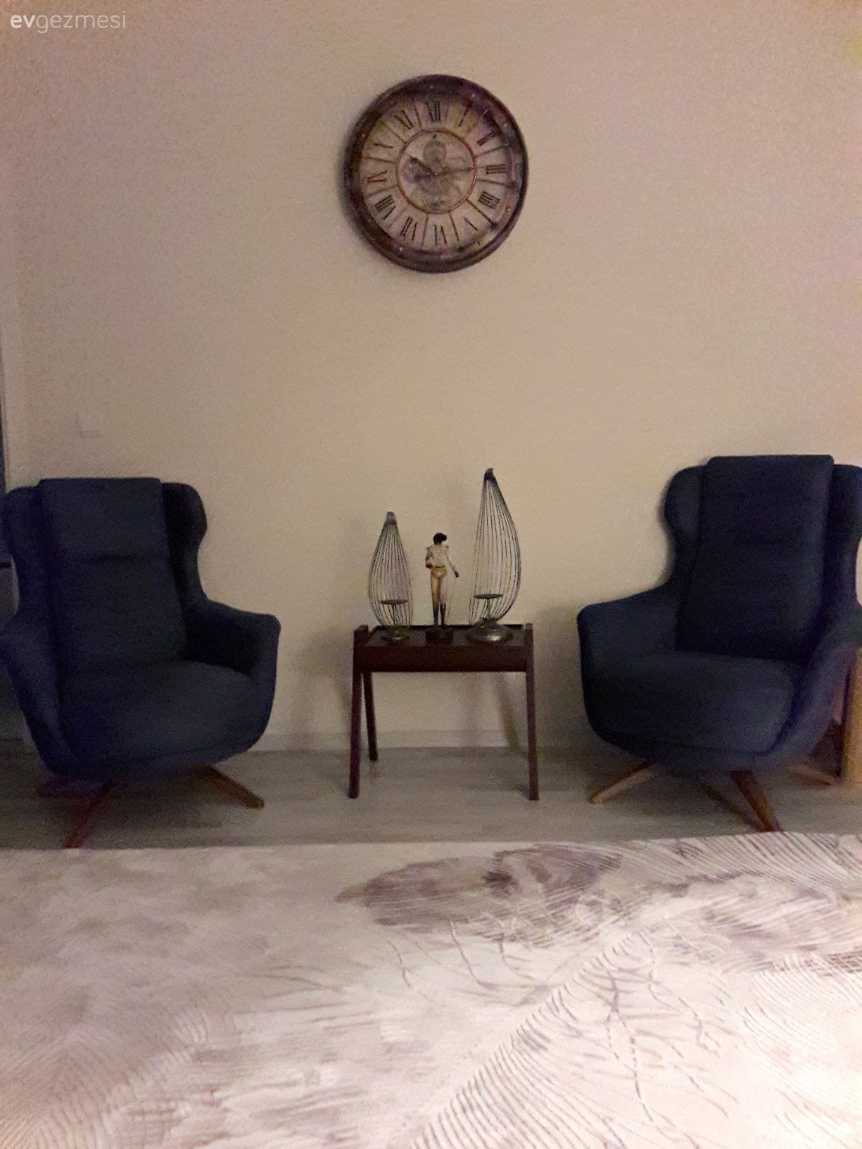 Sıcak ve samimi bir dekor. Hülya hanımın evi..