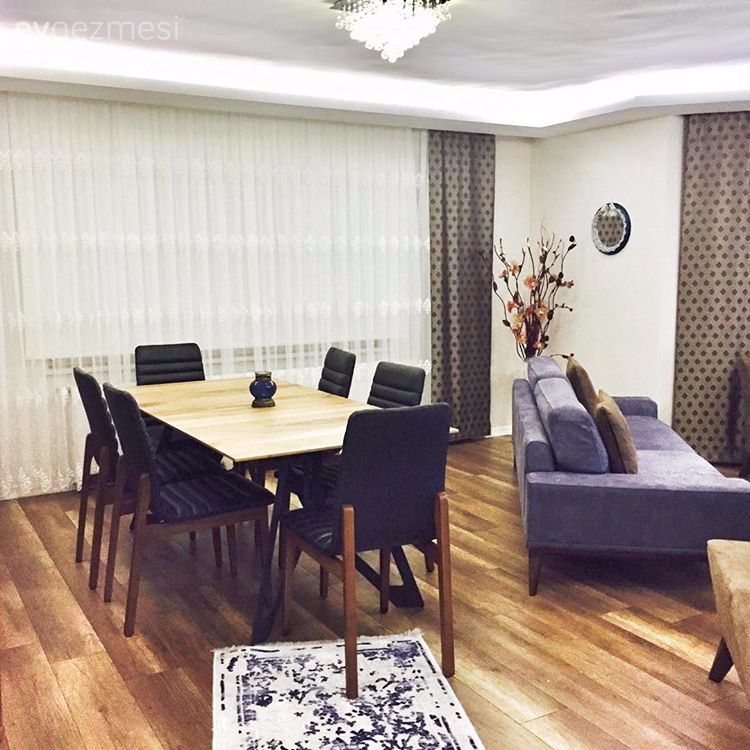 Hareketli ve uyumlu bir dekor. Simge hanımın modern stil evi..