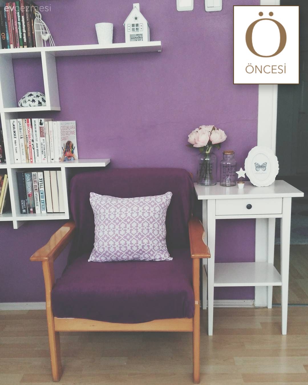 Renkli bir ortamdan, sade ve doğal dekora.. Leyla hanımın evinin yeni tasarımı.