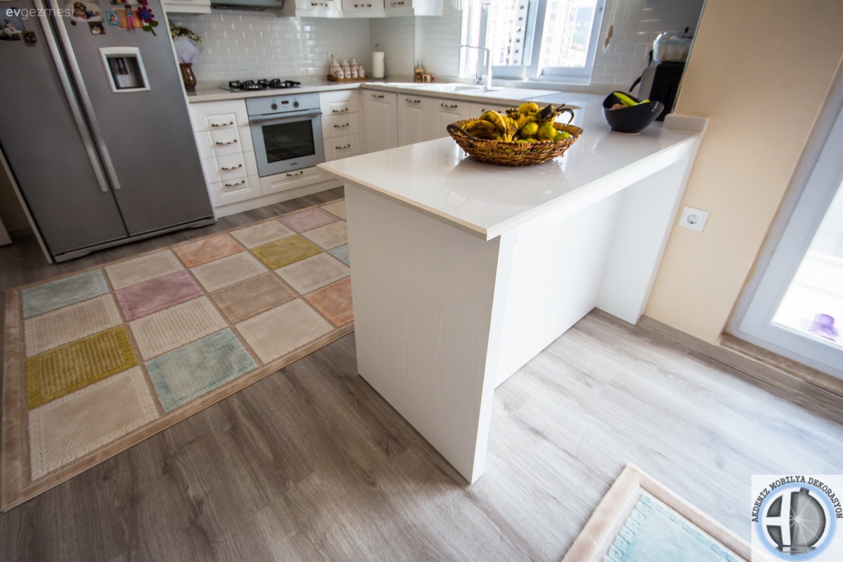 Ferah ve cıvıl cıvıl. Melike hanımın yeni mutfağı..