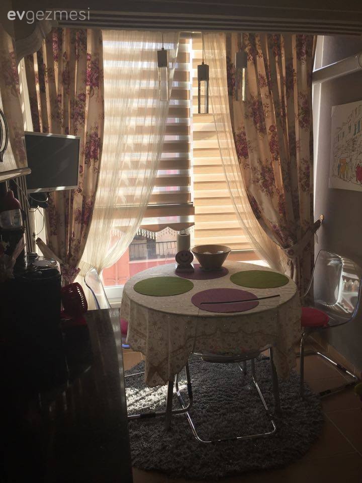 Seçil hanımın konforu ön planda tutan modern dekoru..