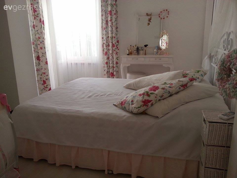 Fon perde, Yatak Odası, Yatak örtüsü, Perde