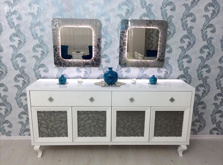 Ayna, Duvar kağıdı, Konsol, Salon
