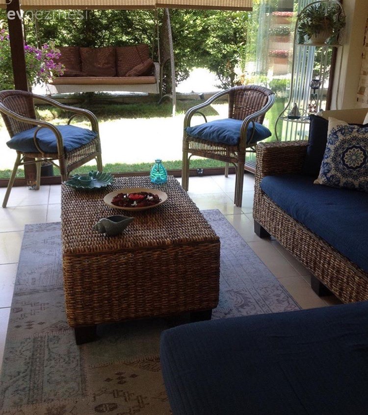 Balkon, Halı, Kış bahçesi, Mavi