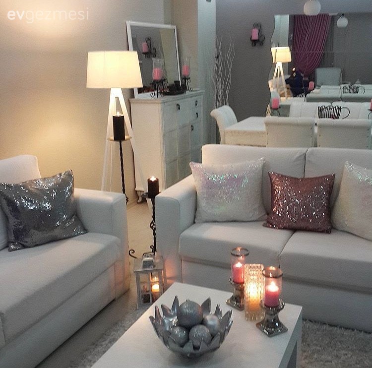 Aydınlatma, Pembe, Salon