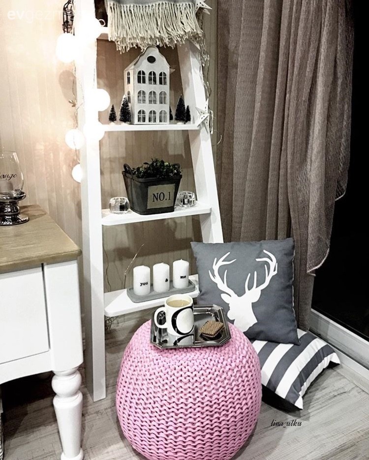 Çiğdem hanımın aksesuarlarla kimlik kazanan, tatlı evi..