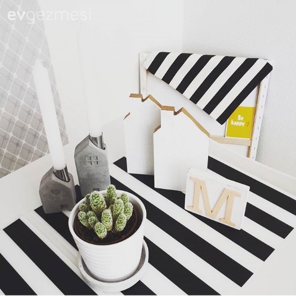 Dekoratif Objeler, Siyah- Beyaz