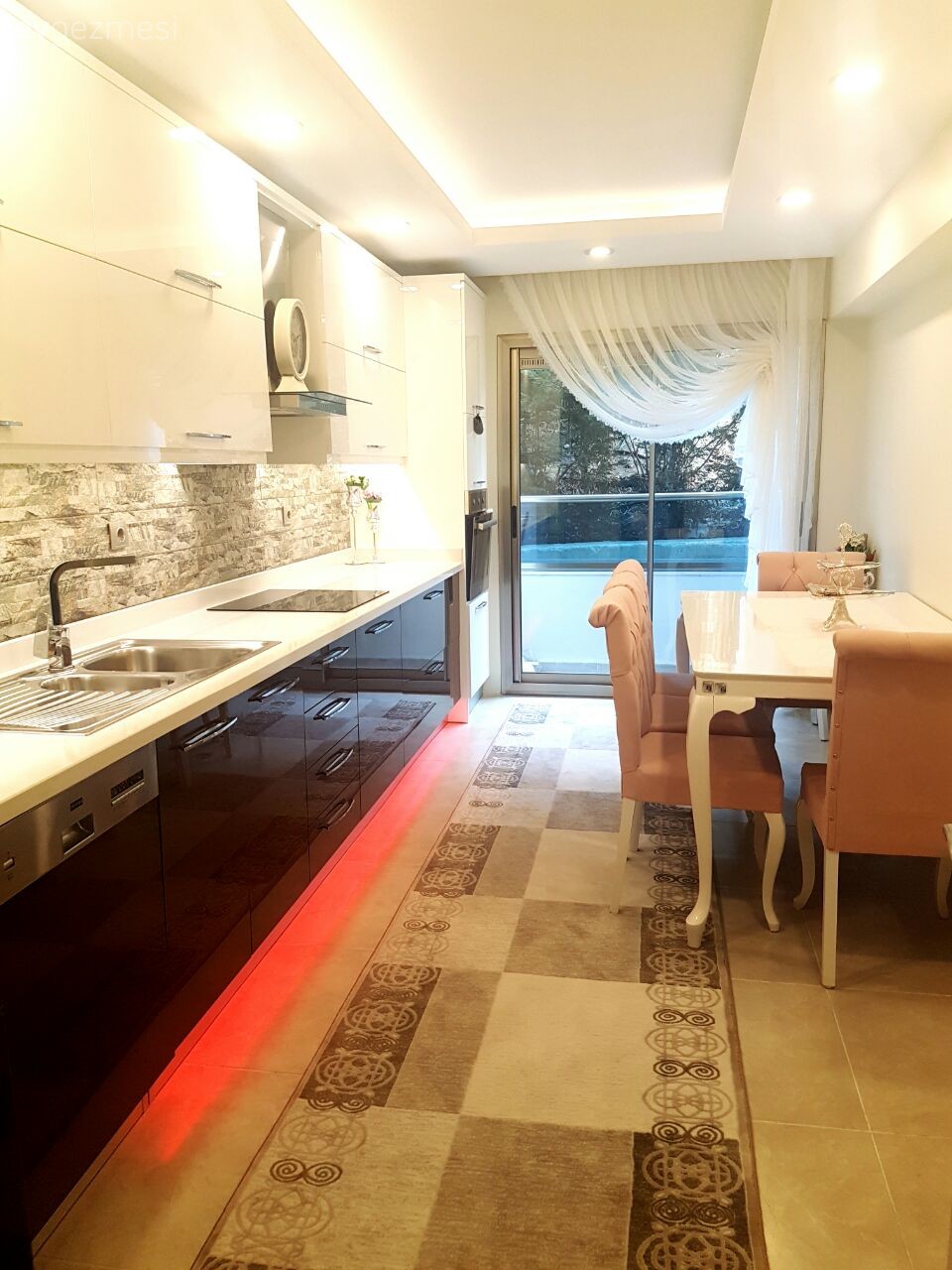 Aydınlatma, Led aydınlatma, Mutfak, Mutfak masası