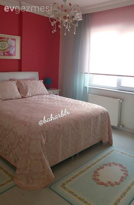 Bahar hanımın yeni taşındığı renkli ve özgün evi..